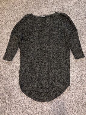 Express 3/4 Quarter Sleeve Sweater Olive Green Size XS